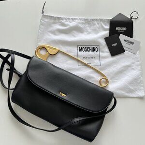 Moschino Safety Pin Handle Bag